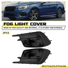 Front Bumper Fog Light Lamo Grille Cover Bezel For Subaru Legacy 2018-2019 EXXI