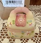 Fenton  Burmese Purse Trinket Box You're A Treasure Family Signatures 6477 DM