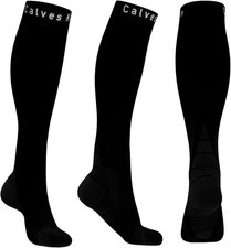 Calves Kelson (2 Pairs) Compression Socks/Stockings for Men & Women,Speed Up