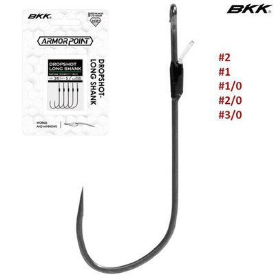 BKK DROPSHOT LONG SHANK Armorpoint Angelhaken Baitholder OCD Accessory Box
