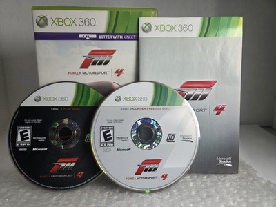 Forza Motorsport 4 Xbox 360 Microsoft Studios Complete In Box CIB Tested TopGear