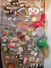 MGA Mini Verse Make It HUGE MIXED LOT 75 PCS. Miniature Food Etc