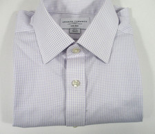 -NEW Charles Tyrwhitt Non-Iron Slim Fit Men's Shirt Lilac Stripes Sz 15.5/34in