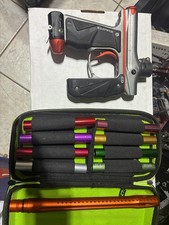 EMPIRE AXE 2.0 Orange/grey ELECTRONIC PAINTBALL GUN MARKER, Freak Barrel Inserts