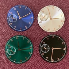 37mm Multi Colors Pilot Watch Dial Hands Set for ETA 6497 ST3600