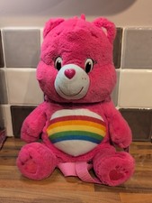 CARE BEARS PLUSH BACKPACK 'CHEER BEAR' 2014 -POSH PAWS