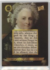 2024 The Bar Pieces of Past 1700s Edition Relics Relic Martha Washington 0s61