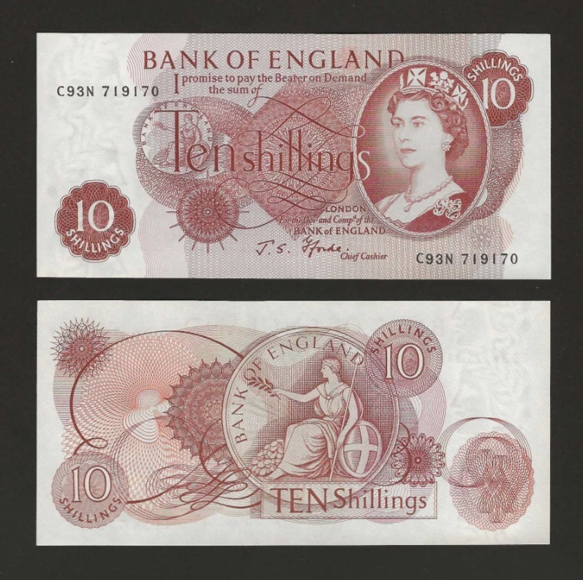10 Shilling Note In Uk Paper Money for sale | eBay