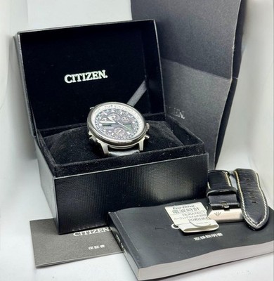 Citizen Promaster Titanium Radio-Controlled Watch PMV65-2272 with Hirsch Strap