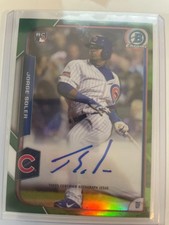 2015 Bowman Chrome - Rookie Autographs Jorge Soler #BCAR-JSO Green Refractor /99