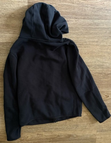 Nike Tech Fleece Hoodie Kids Boys Full-Zip Up Sportswear Black Youth XL - Picture 2 of 4