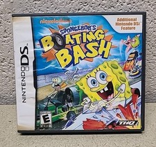 SpongeBob's Boating Bash (Nintendo DS, 2010) Complete and Tested