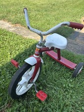 Vintage 1980s Hedstrom Tricycle With Original Plastic Mag Wheels-Read