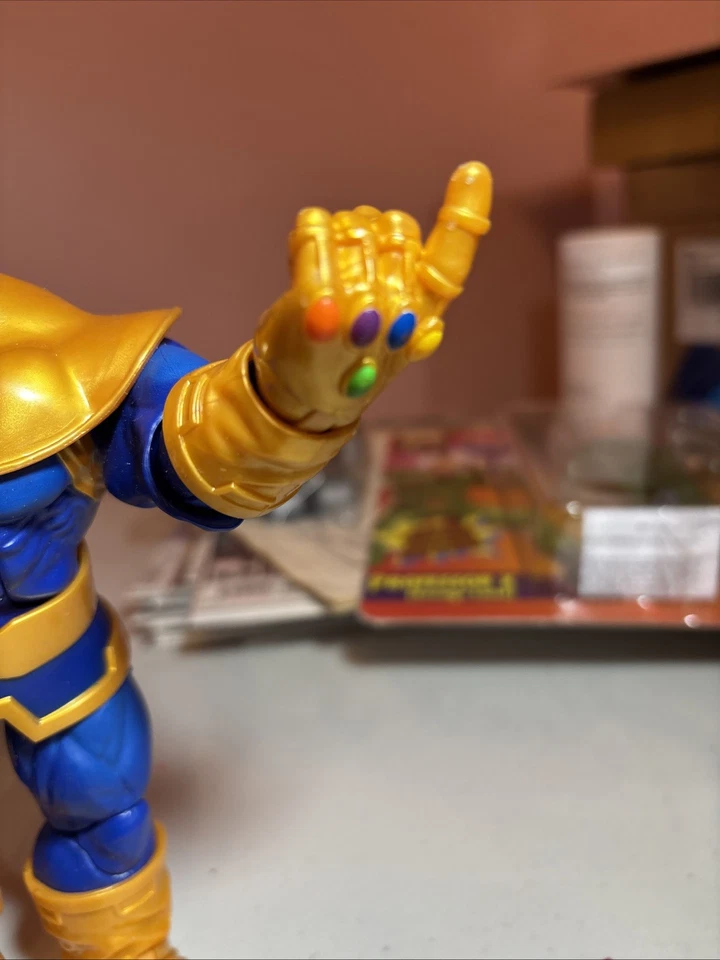 Figura de acción Marvel Legends Thanos Deluxe Infinity Gauntlet 2021 completa suelta Foto 3 de 4