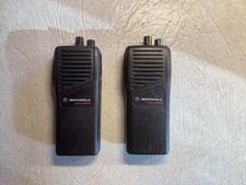Motorola GP350 UHF Portable Two Way Radios Two 