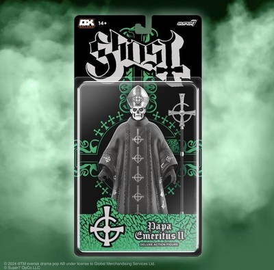 Super 7 GHOST Papa Emeritus II 7'' DX Action Figure NEW Deluxe MOC S7 Dlx 1/10