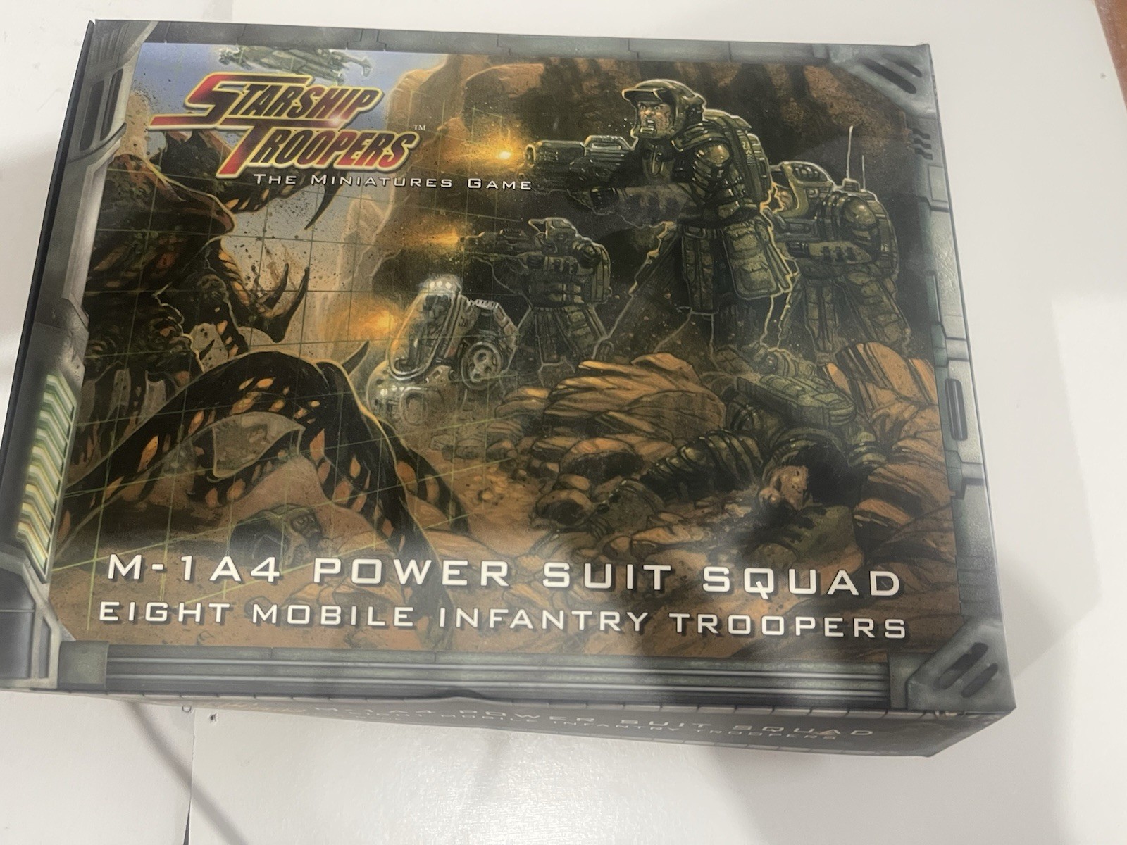 Starship Troopers M-1A4 Power Suit Squad Mongoose Publishing OOPx24 Troopers