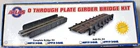 O, Atlas 2 RAIL Through Plate Girder Bridge Kit Item 7918 in Box