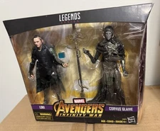 CORVUS GLAIVE LOKI 2-Pack Marvel Legends Avengers Infinity War Walmart Exclusive