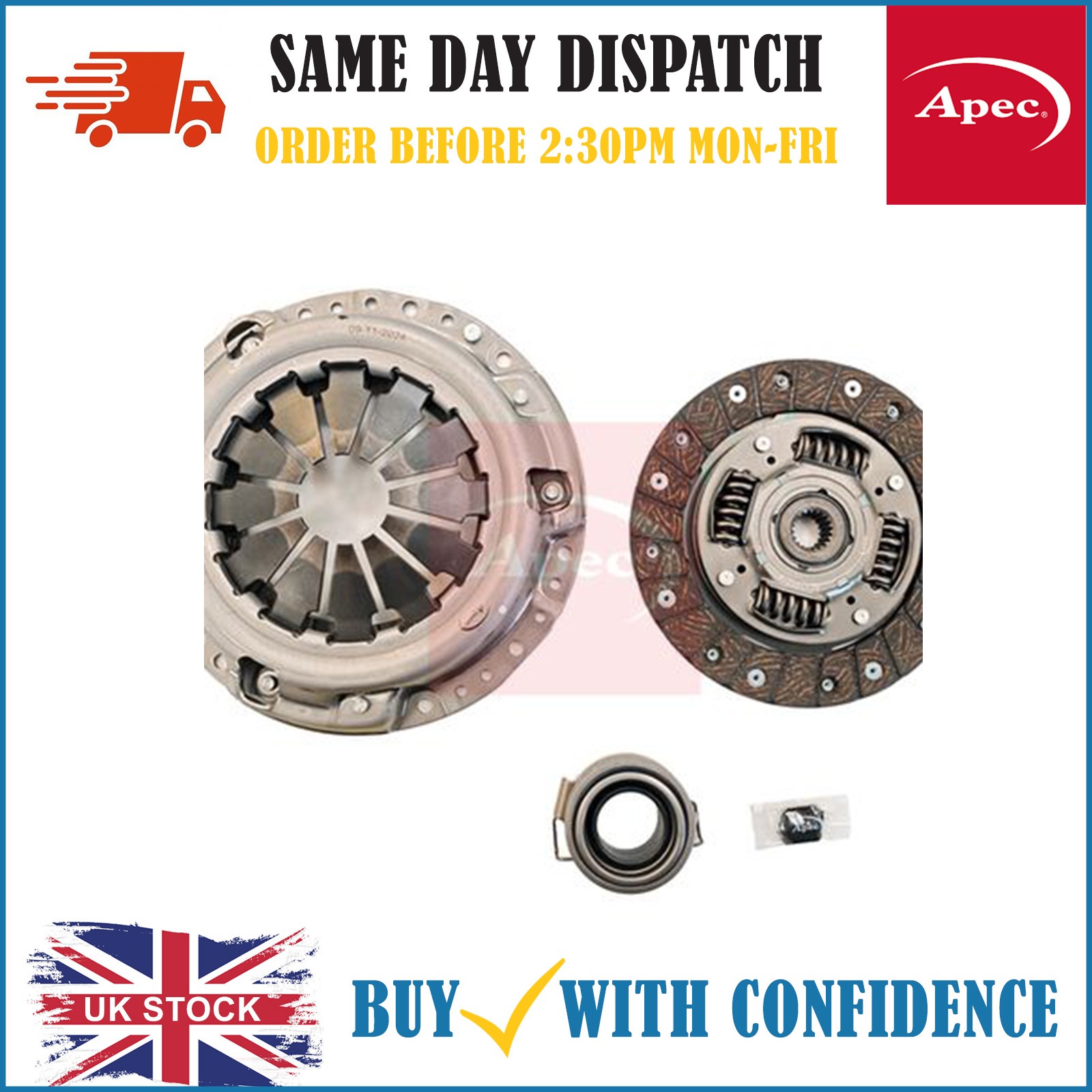 For Mitsubishi Mirage / Space Star 2012-2025 1.0 1.2 Apec Clutch Kit ACL1342