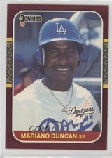 1987 Donruss Opening Day Box Set Mariano Duncan #84 jm6