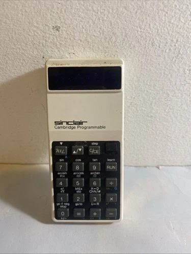 sinclair cambridge programmable calculator