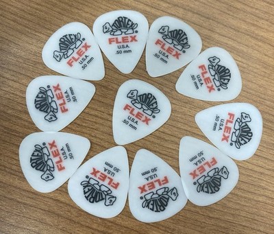 Dunlop Tortex FLEX .50mm Guitar Pick - 11 ea. Extra Light Electric Acoustic USA