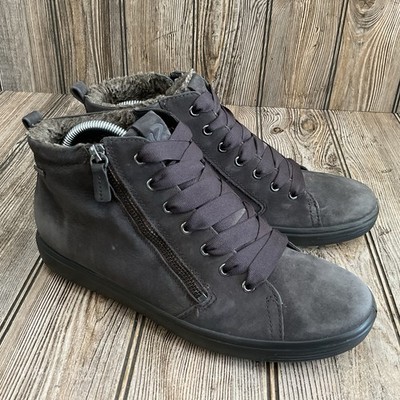 Ecco Soft 7 Tred GTX Womens EU 41-10/10.5 Dark Brown Casual Hiking Leather Boots