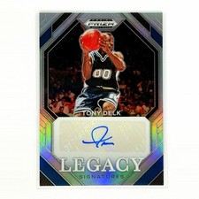 2024-25 Panini Prizm Draft Picks - Legacy Signatures Tony Delk #LS-DEL Silver...