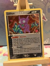 Pokémon TCG Sableye EX Crystal Guardians 10/100 Holo Holo Rare 2006 - NM SWIRL