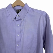 NWOT Jos A Bank Traveler Long Sleeve Dress Shirt 17.5-34 Light Purple