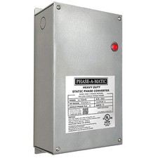 PHASE-A-MATIC UL-900HD Phase Converter,Static,4 to 8 HP OP 787PK4