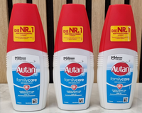 3X Autan Family Care Feuchtigkeitsspendender MüCkenschutz Pumpspray 100Ml