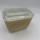Vintage Pyrex 501 Refrigerator Dish With Lid Homestead Pattern Made In USA