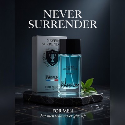 Never Surrender Eau de Grasse 75ml Herren - Frische Blumen - Eigenholz