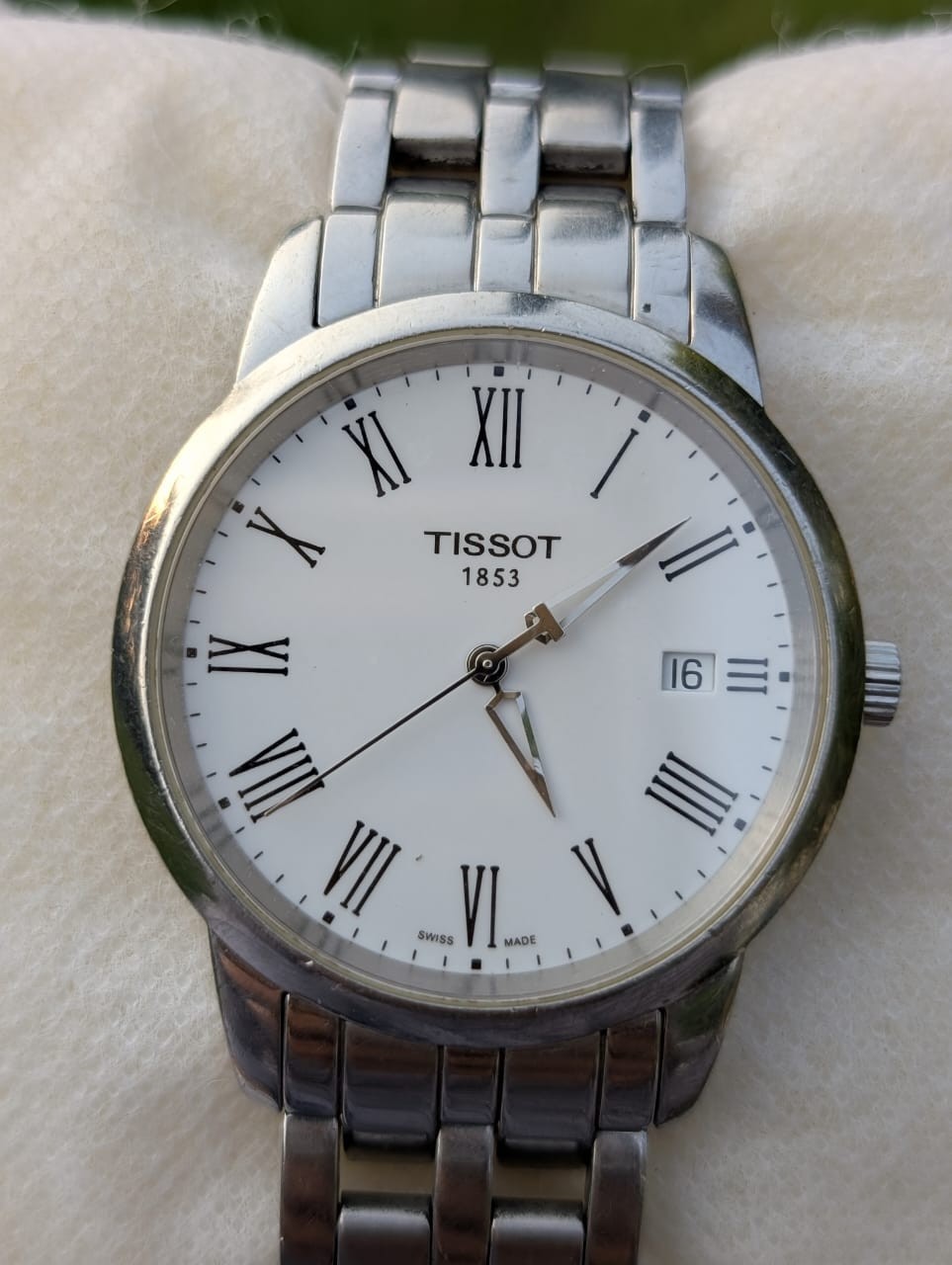 Men's Dial Men's Classic Dream 1853 Tissot Quartz Swiss watch White T033410B - vintagewatches.pk
