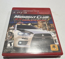 Midnight Club: Los Angeles Complete Edition Greatest Hits PS3 Manual