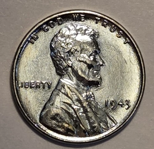 Nicer Low Mintage "business uncirculated++" 1943 P "steel" Lincoln Wheat Cent