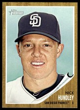 2011 Topps Heritage Nick Hundley San Diego Padres #363