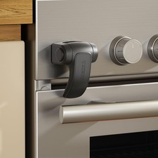 EUDEMON 1 Pack Oven Lock,Baby Proofing Door Lock, Child Safety Black