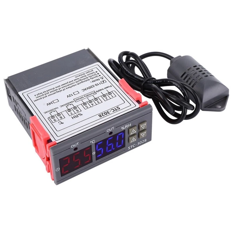 Automatic Digital Incubator Temperature Humidity Controller Thermostat Dual LCD - Image 2 of 4