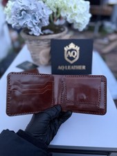 AQ LEATHER, Pure Handmade Leather Wallet.