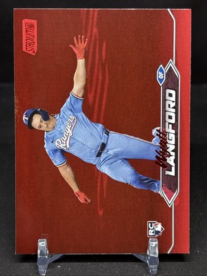 Wyatt Langford RC Red 2024 Topps Stadium Club NM Only