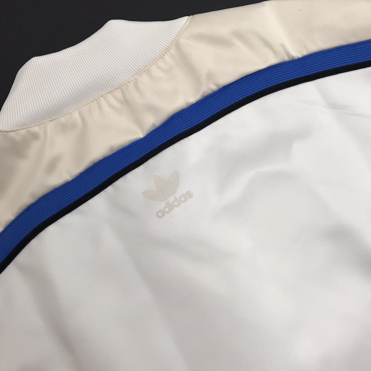 Adidas Originals Womens L Track Jacket Chalk White Solid