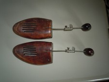 Pair of Vintage Wooden/Steel Shoe Stretchers. 7 C