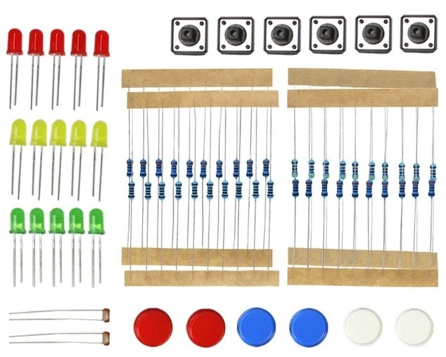 Starter Kit MEGA 2560 R3 MINI Breadboard LED Jumper Wire Button for Arduino - Imagen 4 de 4