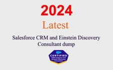Salesforce CRM and Einstein Consultant Q A GUARANTEED 1 month update 