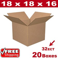 20 - 18x18x16 Cardboard Boxes Mailing Packing Shipping Box Corrugated Carton