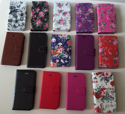 Flip Wallet Leder Tasche Hülle für Apple iPhone 4 4S 5 5S 6 6S 7 8 X XSMAX XR