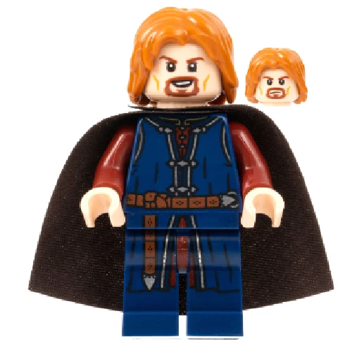 LEGO® The Lord of the Rings Boromir Minifigure with Sword & Shield 10316 lor126